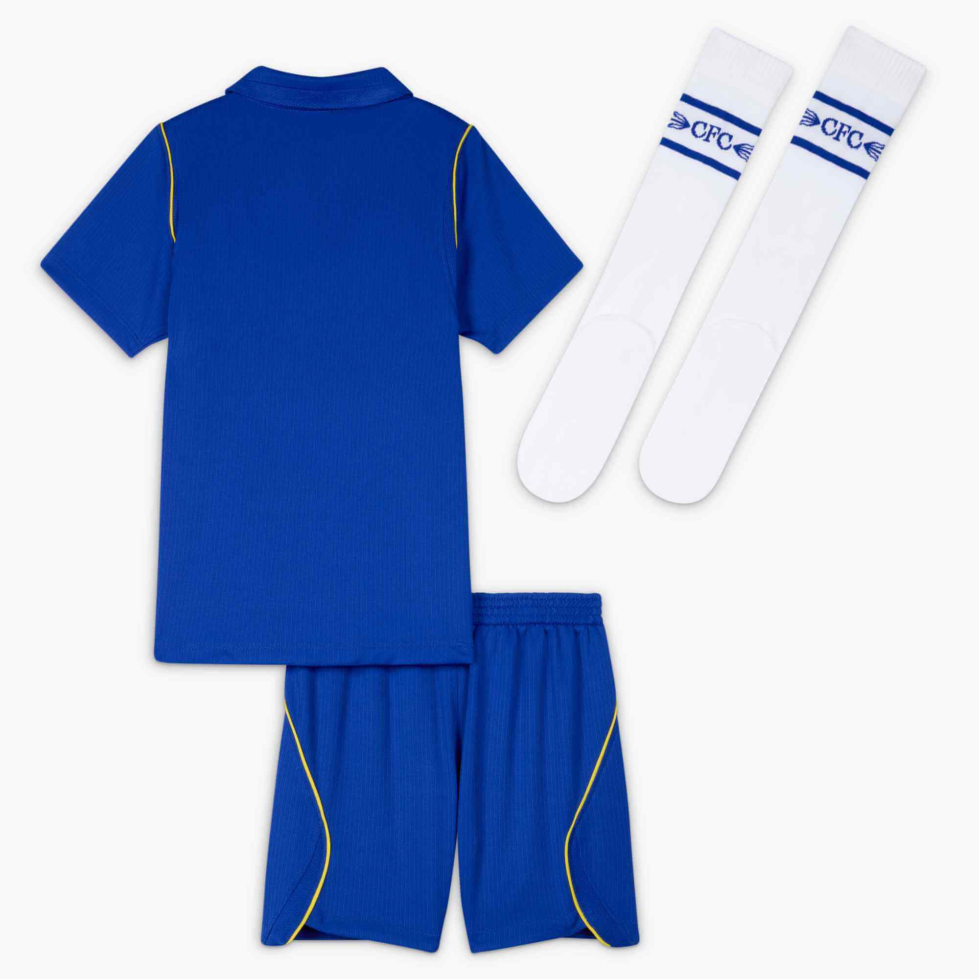 Nike 2026 Chelsea Little Kid's Stadium Home Kit (Set - Back)