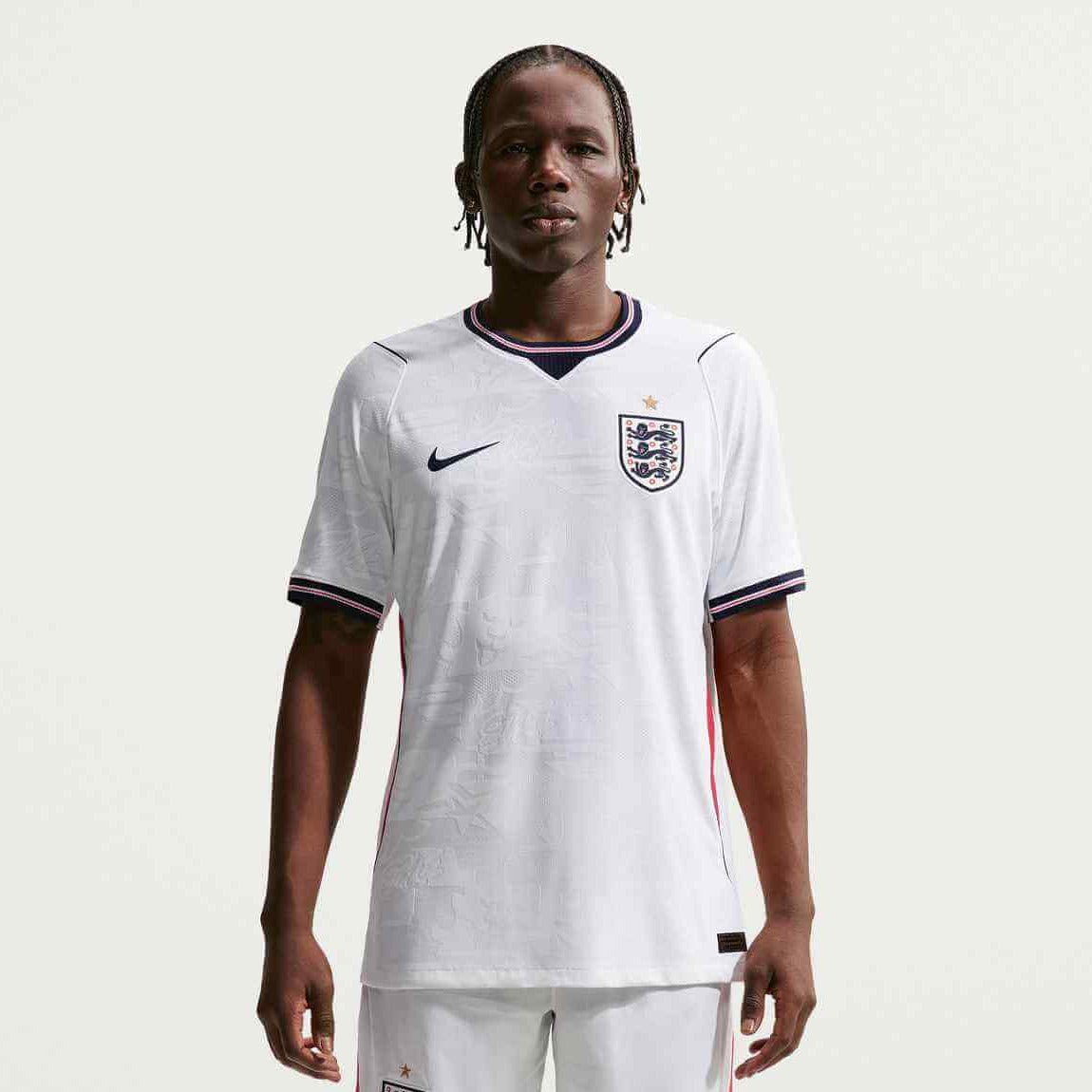 Nike 2026 England Men's Authentic Home Soccer Jersey (Model - Front)