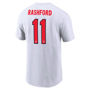 Nike 2026 England Men's Core Rashford #11 Tee (Back)