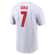 Nike 2026 England Men's Core Saka #7 Tee (Back)