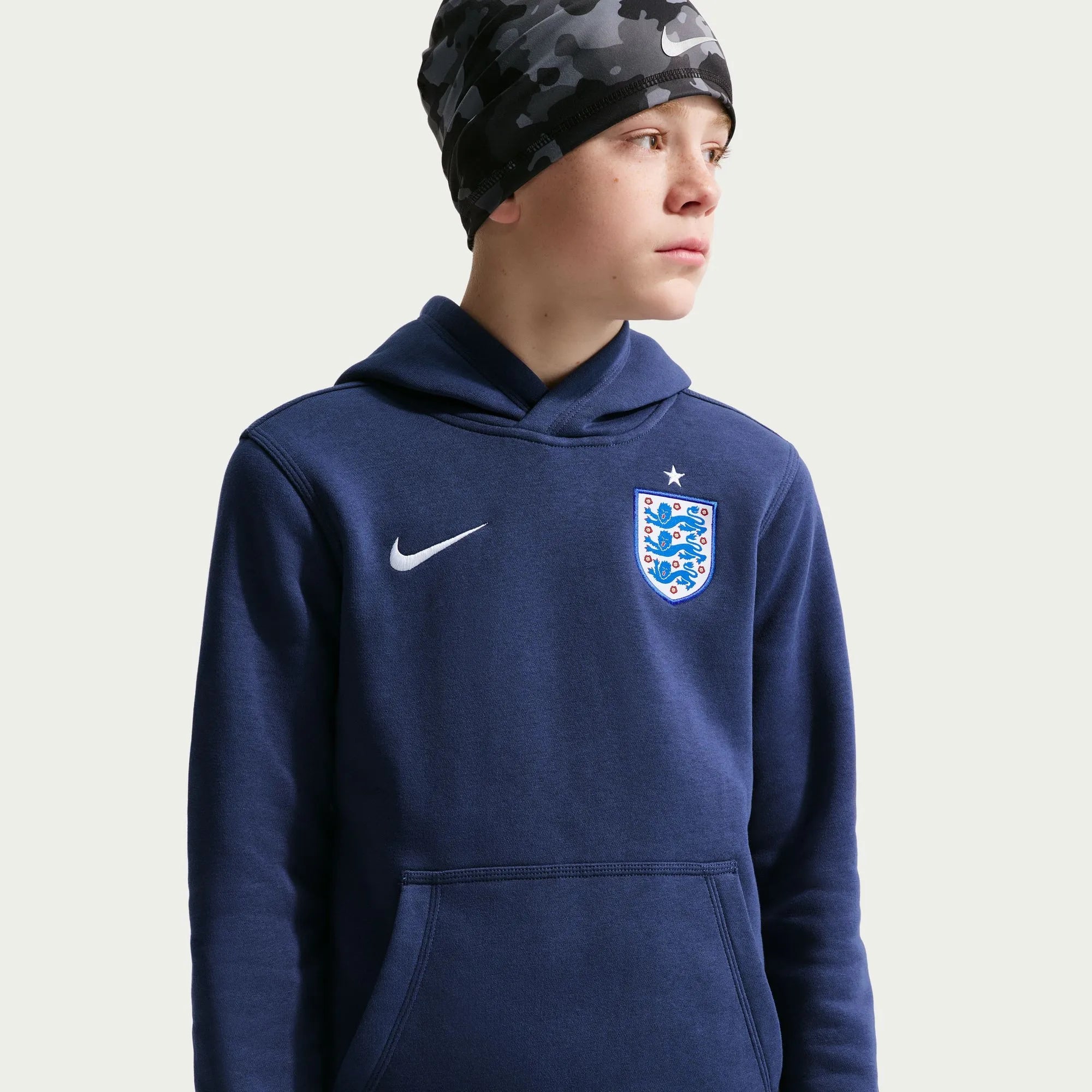 Nike 2026-27 England Youth Club Pullover Hoodie