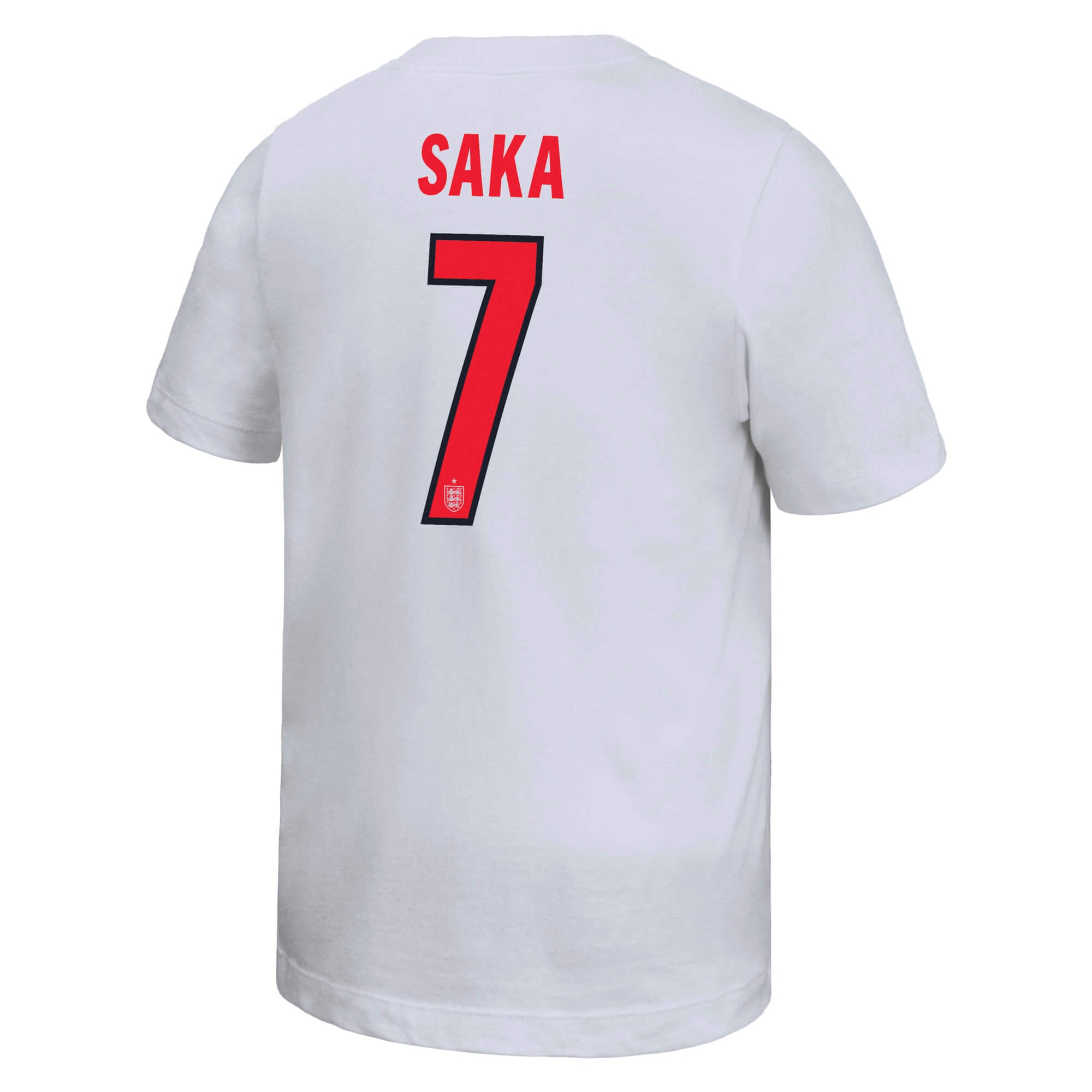 Nike 2026 England Youth Core Saka #7 Tee (Back)
