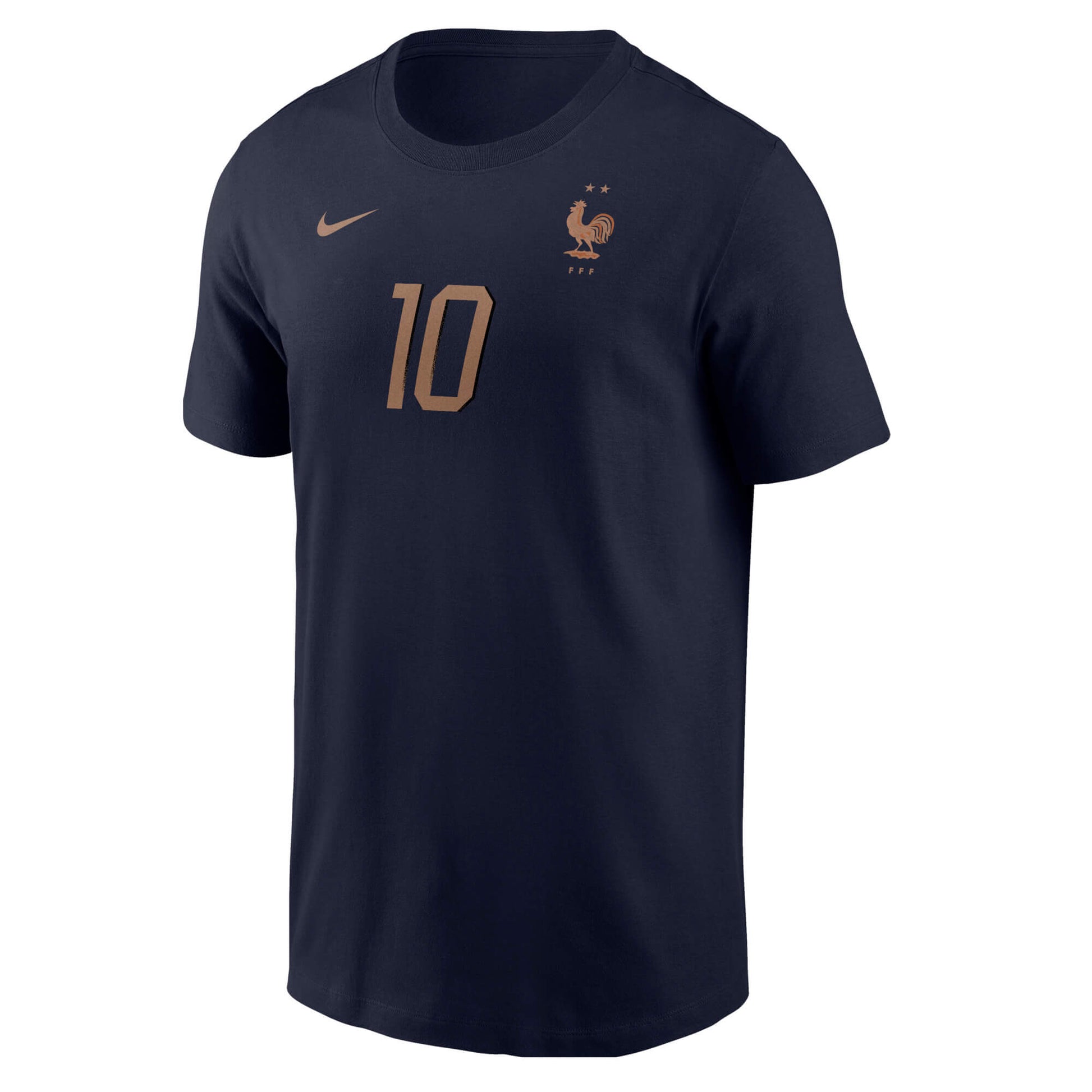 Nike 2026 France Men's Core Mbappe #10 Tee (Front)