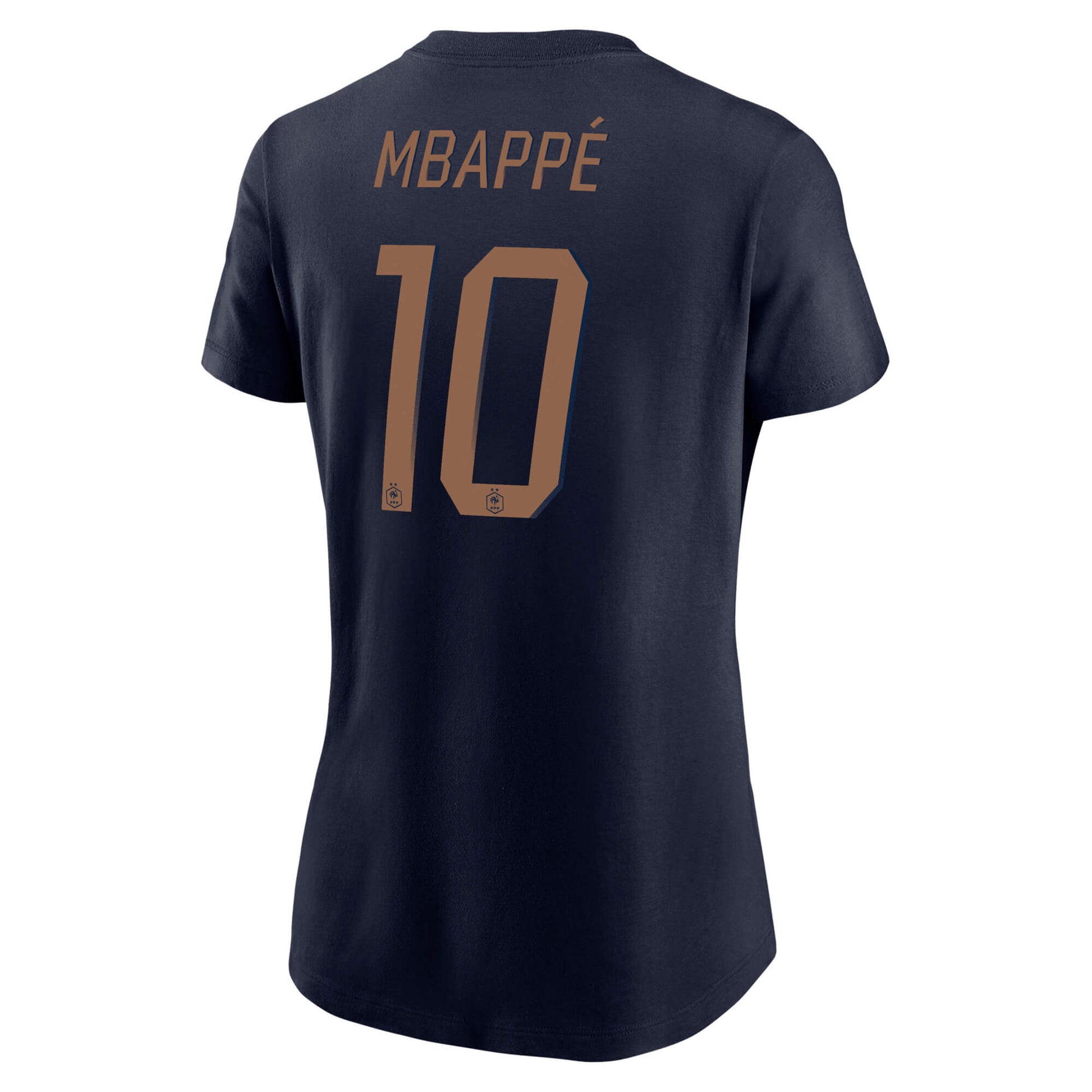Nike 2026 France Women's Core Mbappe #10 Tee (Back)