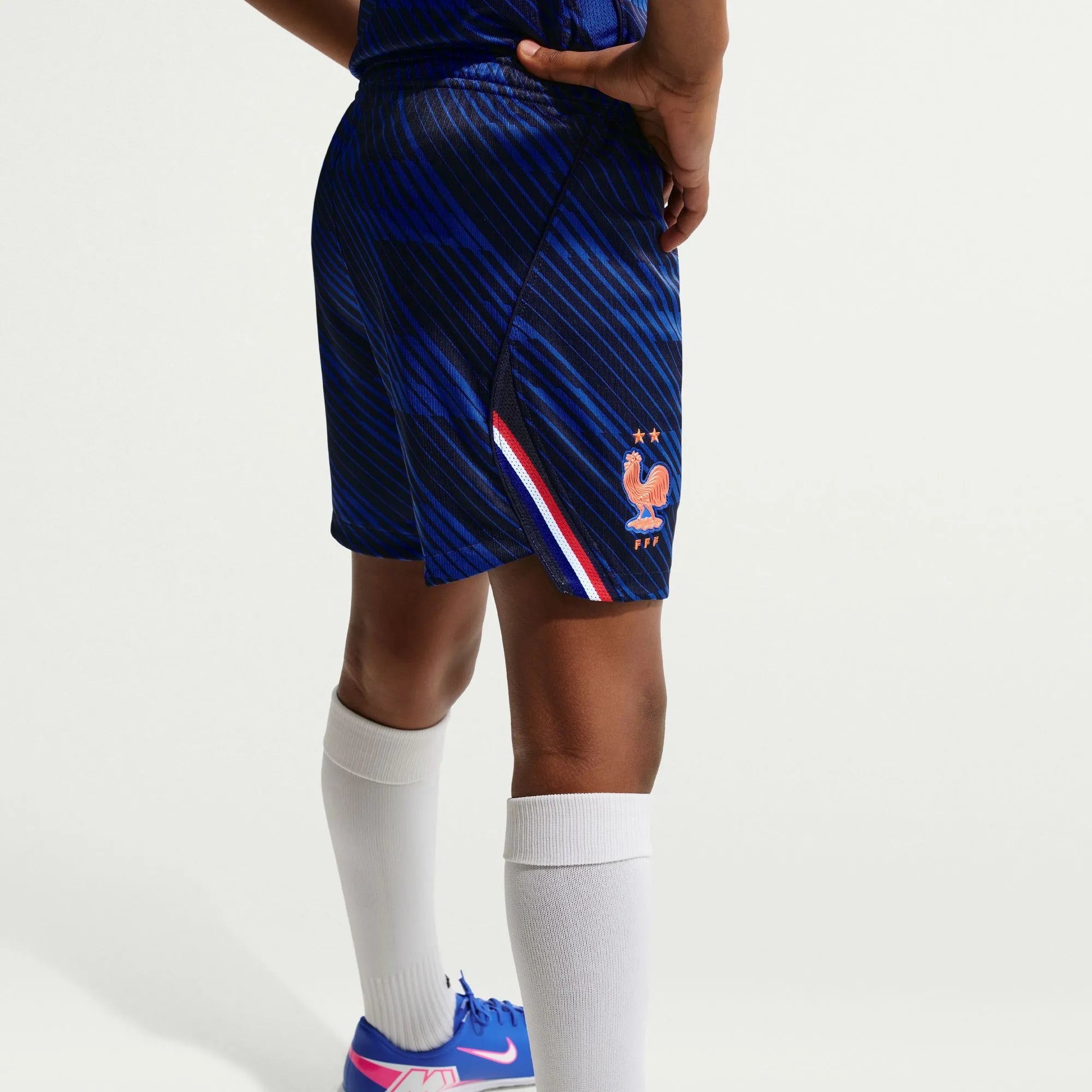 Nike 2026-27 France Youth Stadium Home Shorts