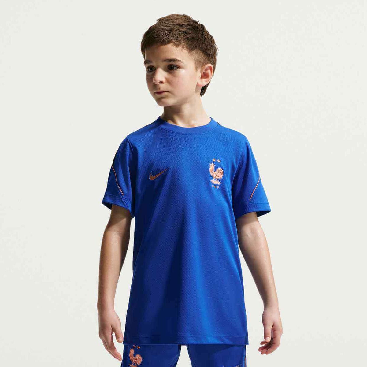Nike 2026-27 France Youth Strike Top (Model 1 - Front)