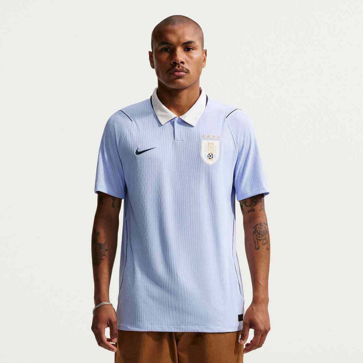 Nike 2026 Uruguay Men's Authentic Home Soccer Jersey (Model - Front)