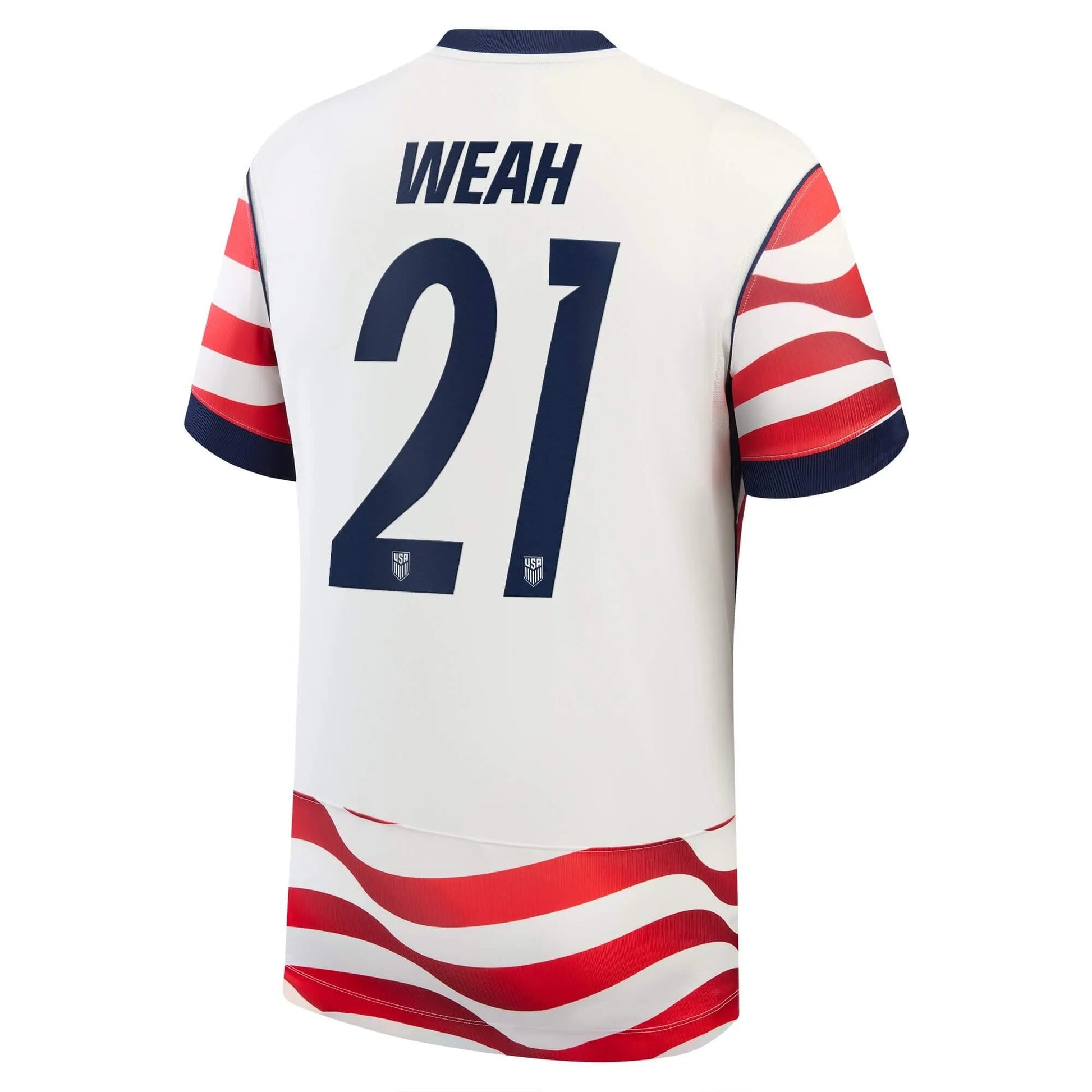 Nike 2026-27 USMNT Men's Stadium Home Player Soccer Jersey (Weah)