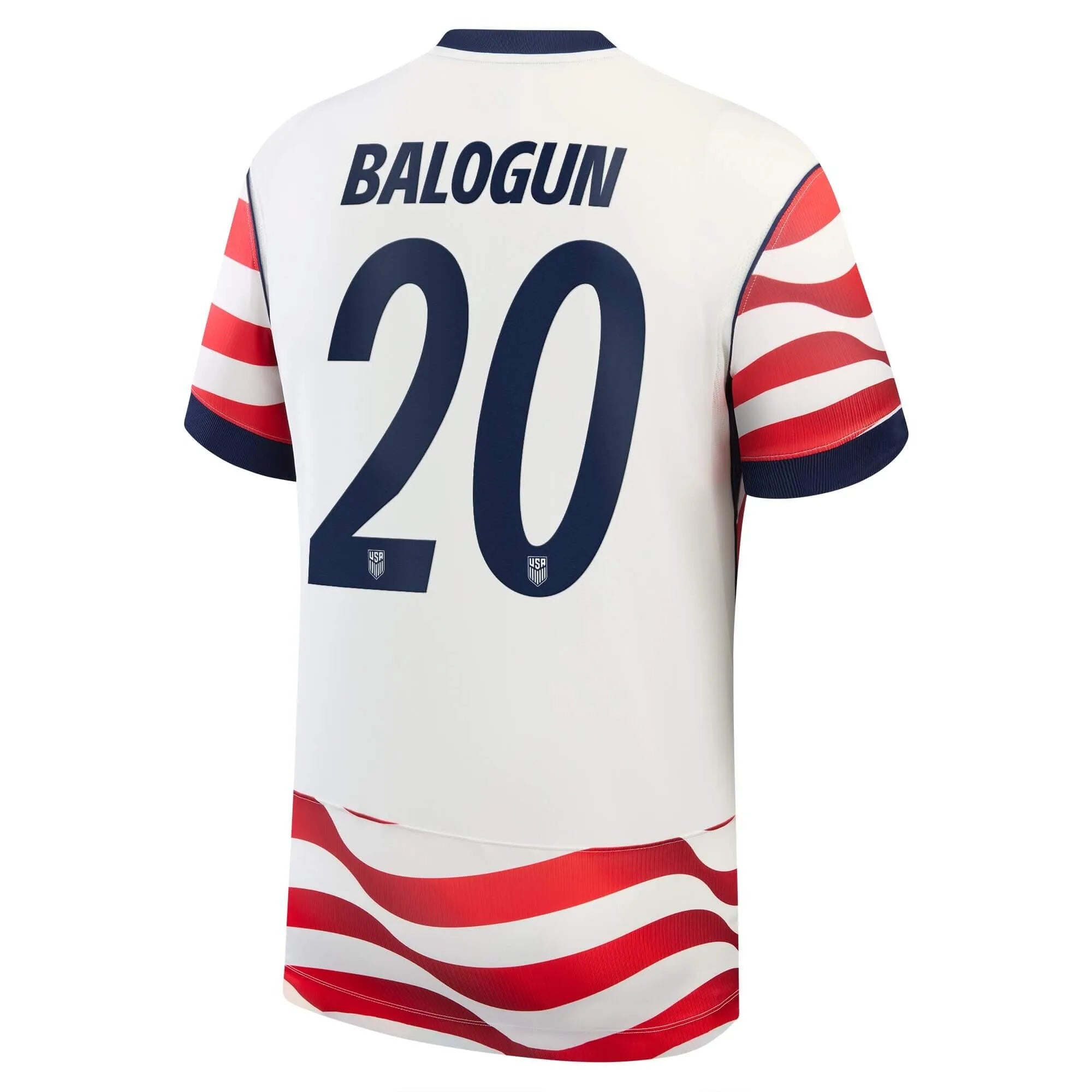 Nike 2026-27 USMNT Men's Stadium Home Player Soccer Jersey (Balogun)