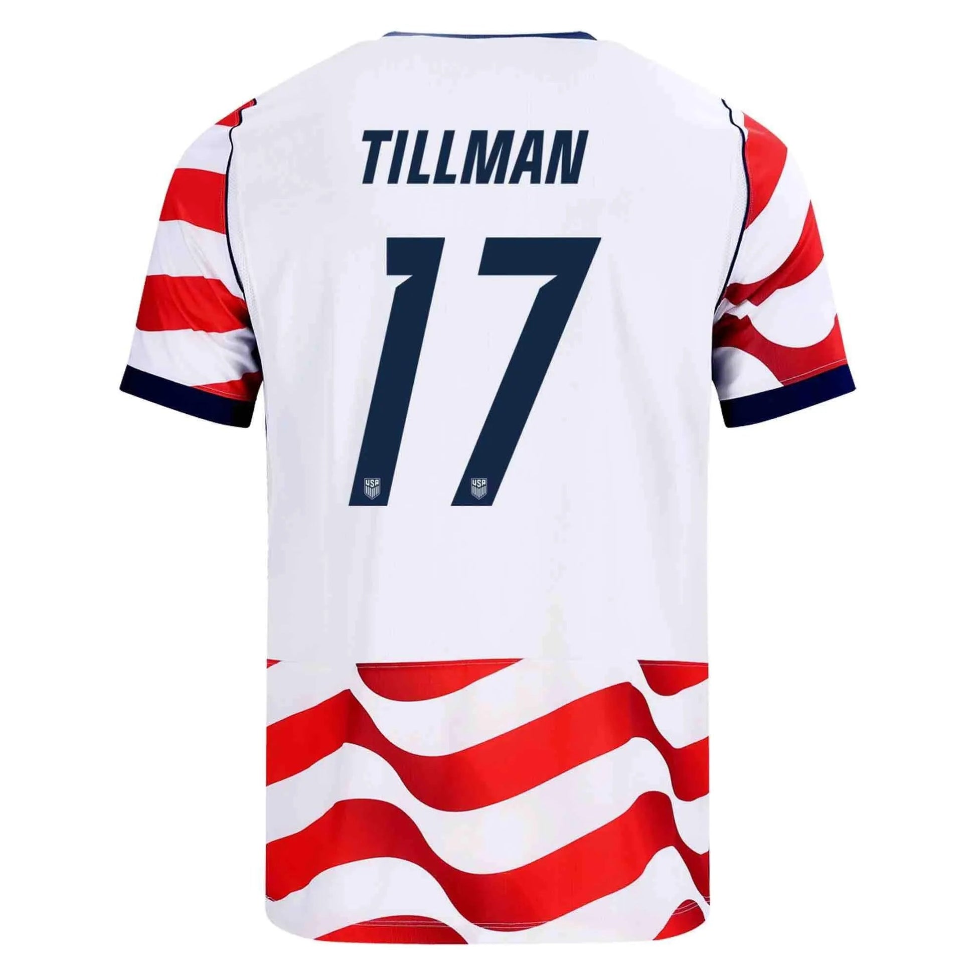 Nike 2026 USMNT Men's Stadium Home Player Soccer Jersey (Tillman)