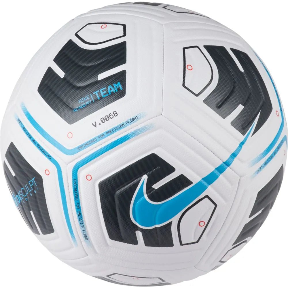 Nike Academy Soccer Ball - White-Black-Blue