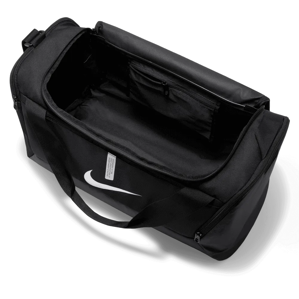 Nike Academy Team Small Duffel  Bag - Black-White (Top)