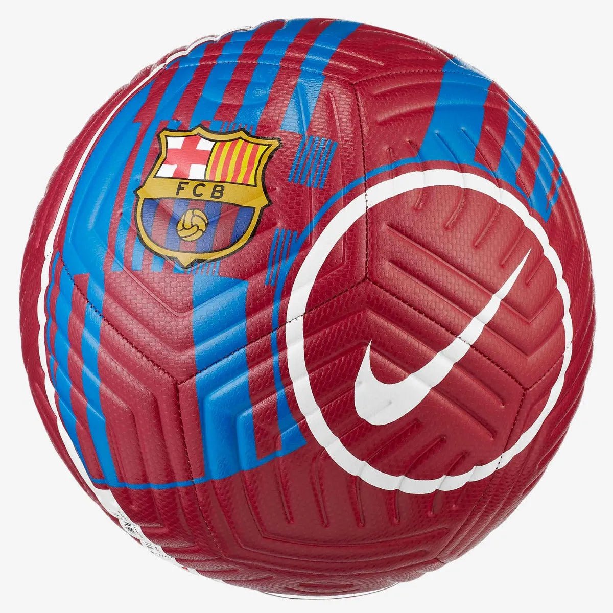 Nike Barcelona 2021-22 Strike Ball - Red-Ivory