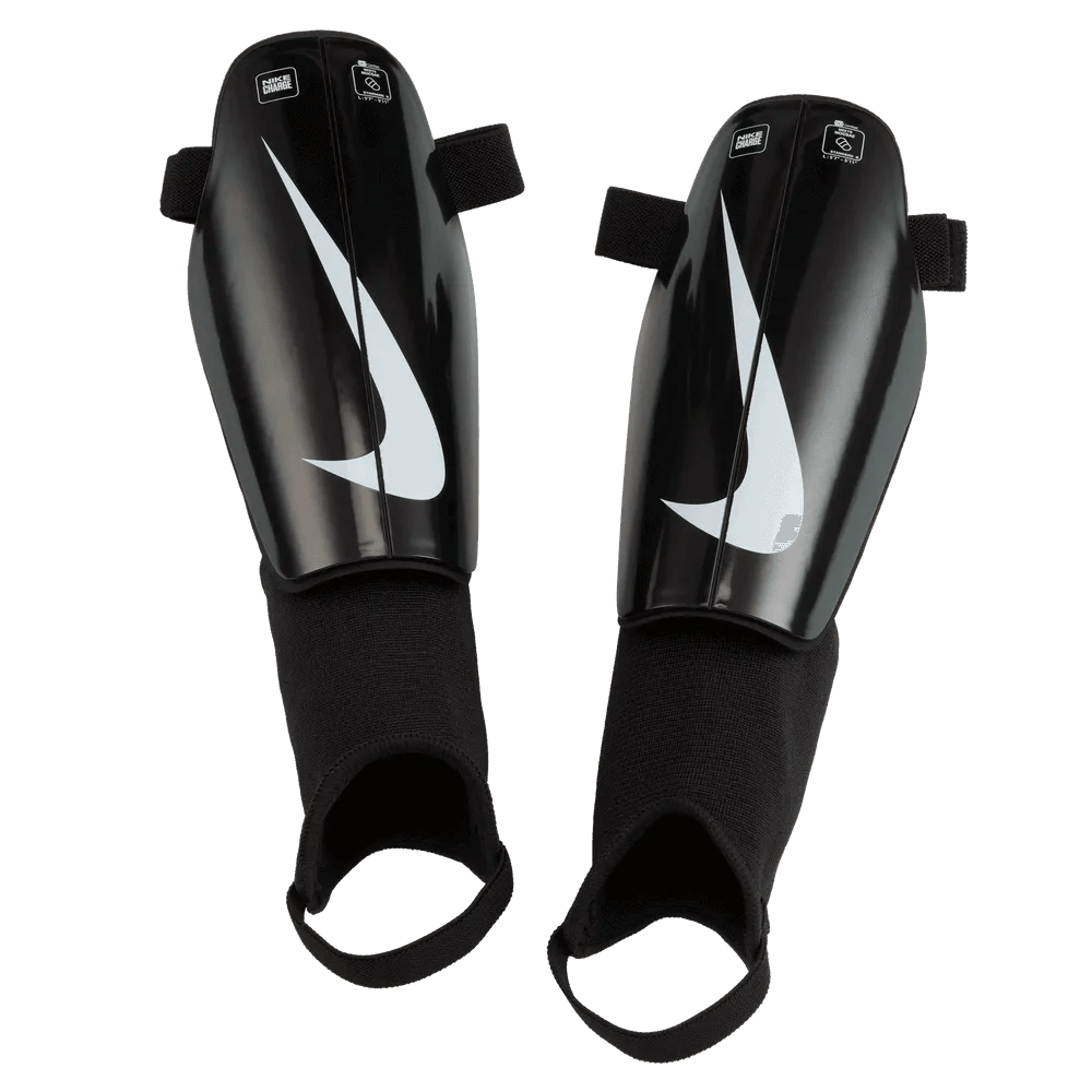 Nike Charge Shinguard - Black - White (Set)