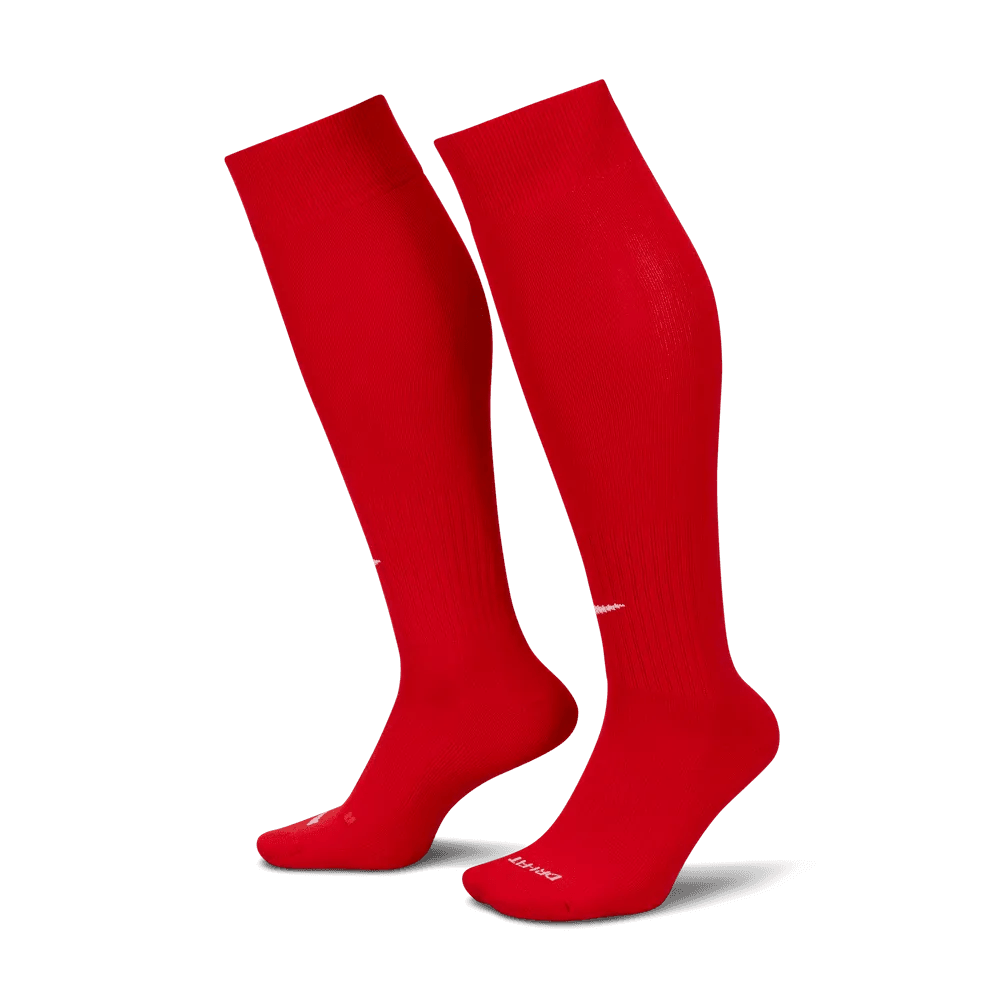 Nike Classic Knee-High Socks Varsity Red (Pair - Lateral)