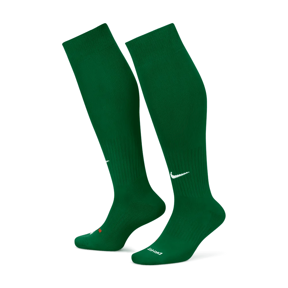 Nike Classic Knee-High Socks Green (Pair - Lateral)