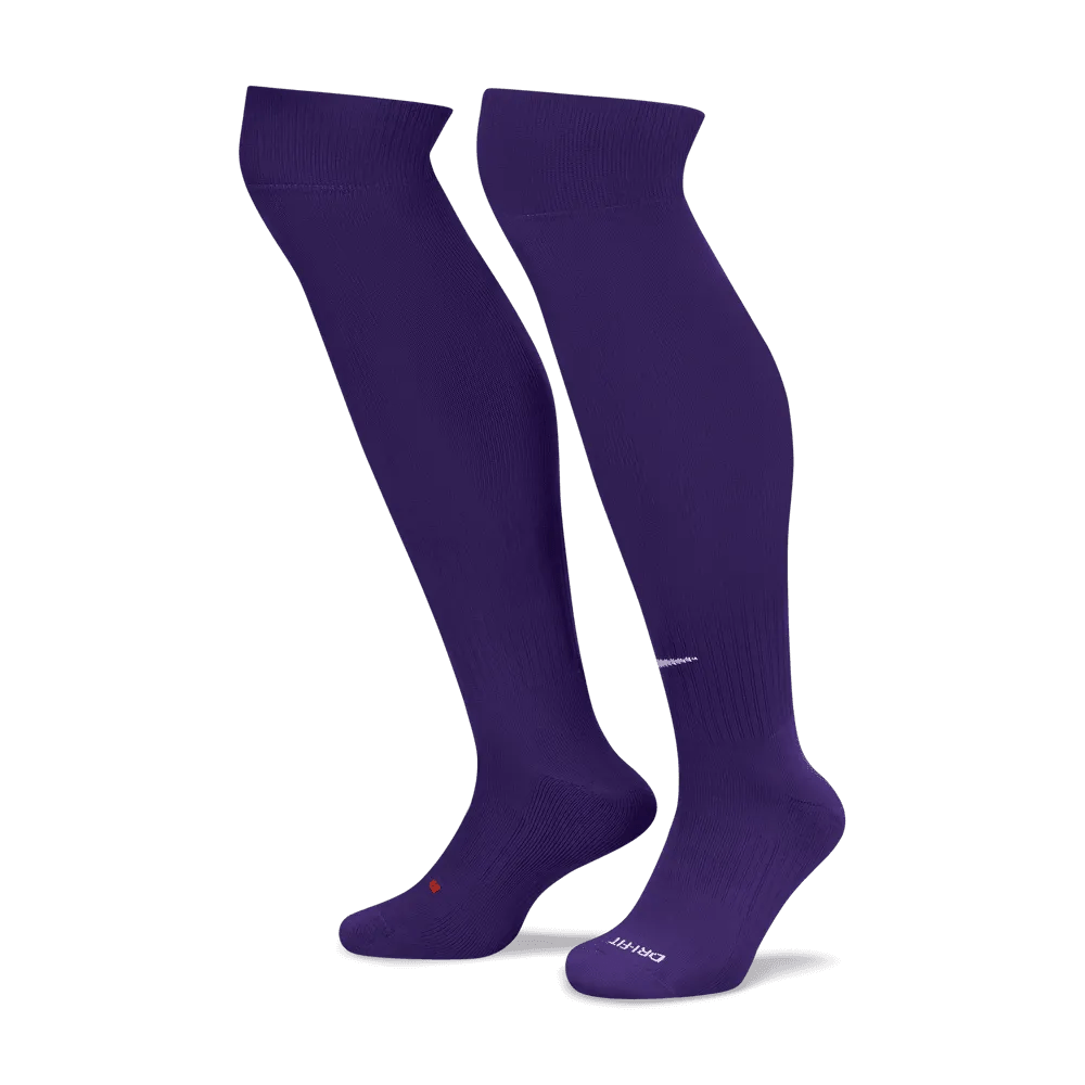 Nike Classic Knee-High Socks Purple (Pair - Lateral)