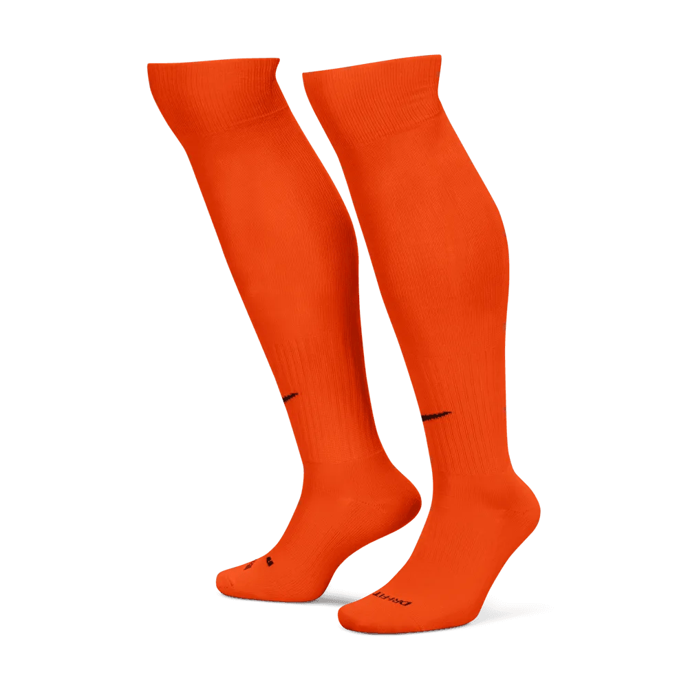 Nike Classic Knee-High Socks Orange-Black (Pair - Lateral)