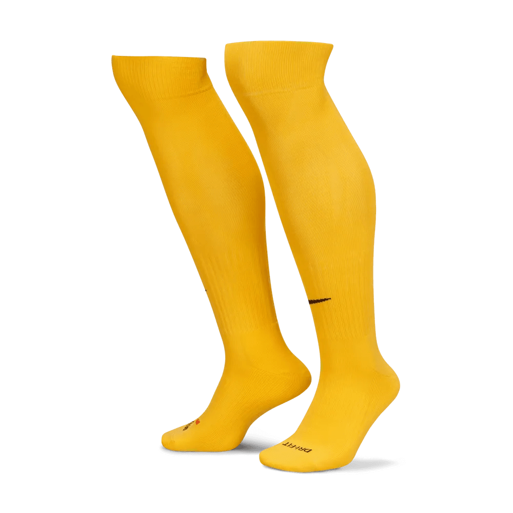 Nike Classic Knee-High Socks Yellow (Pair - Lateral)