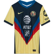 Nike Club America Youth Home Jersey 2020-21 (Yellow & Navy)
