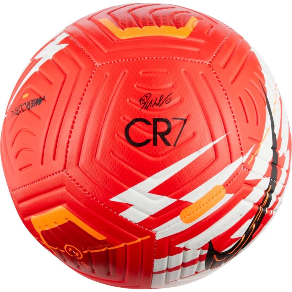 Nike CR7 Strike Ball - Bright Crimson-White