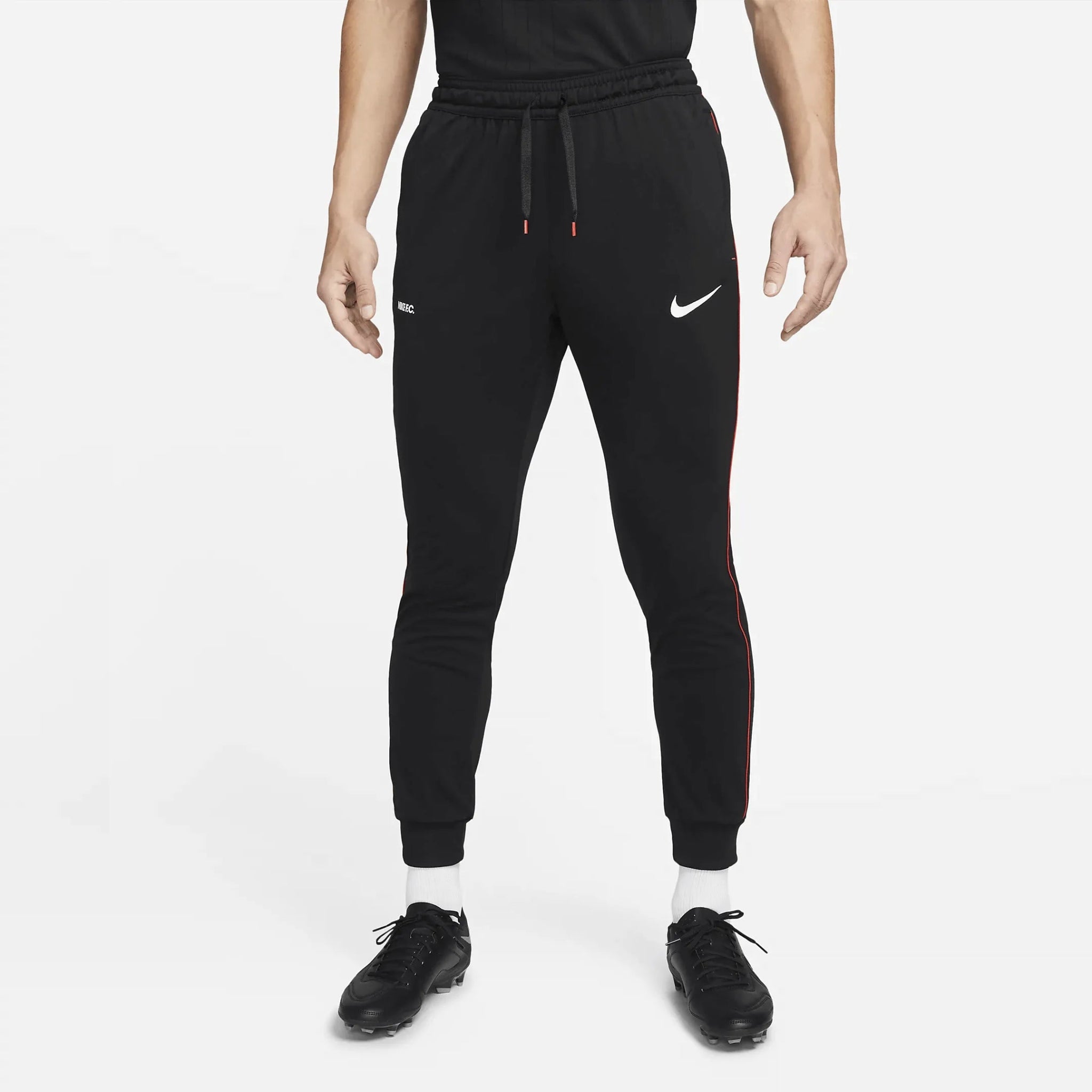Nike Dri-Fit F.C. Libero Pants - Black-Habanero Red