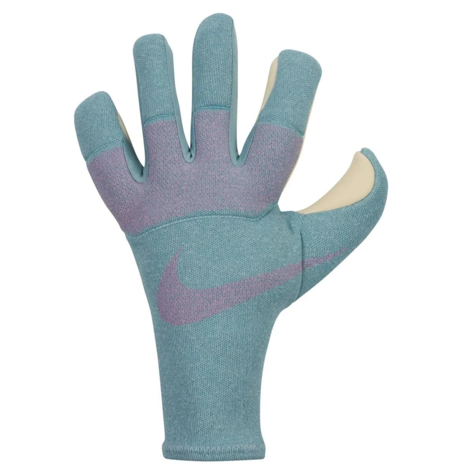 Nike Dynamic Fit Goalkeeper Gloves Ocean Cube/Pink Blast/Aurora Green (Single - Outer)