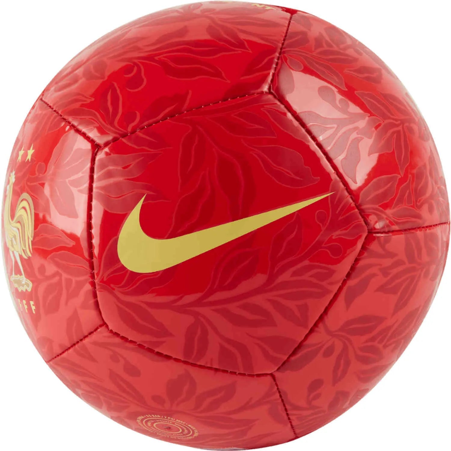 Nike FA22 France Skills Mini Ball - Red-Gold