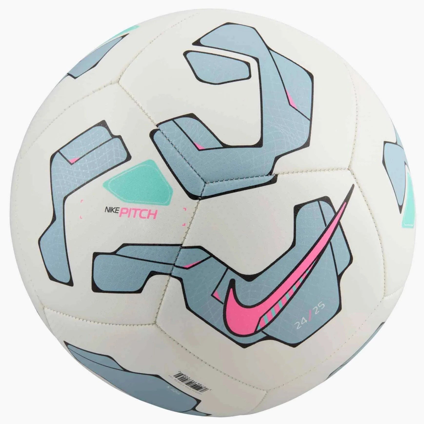 Nike FA24 Pitch Ball White-Ocean Cube-Pink Blast (Front)