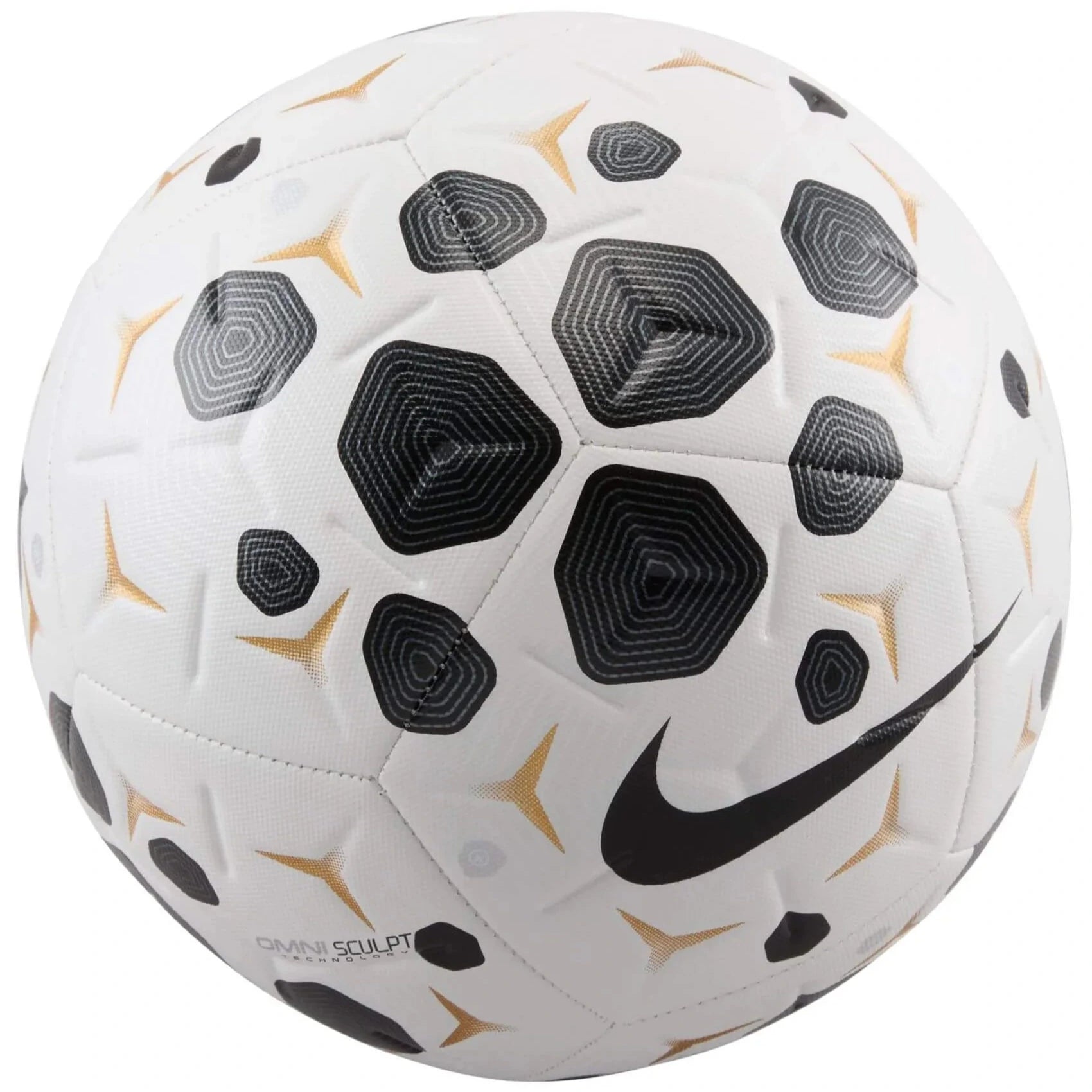 Nike FA25 Academy Soccer Ball White/Black/Black (Back)