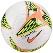 Nike FA25 Phantom Soccer Ball White-Volt-Hyper Crimson (Front)