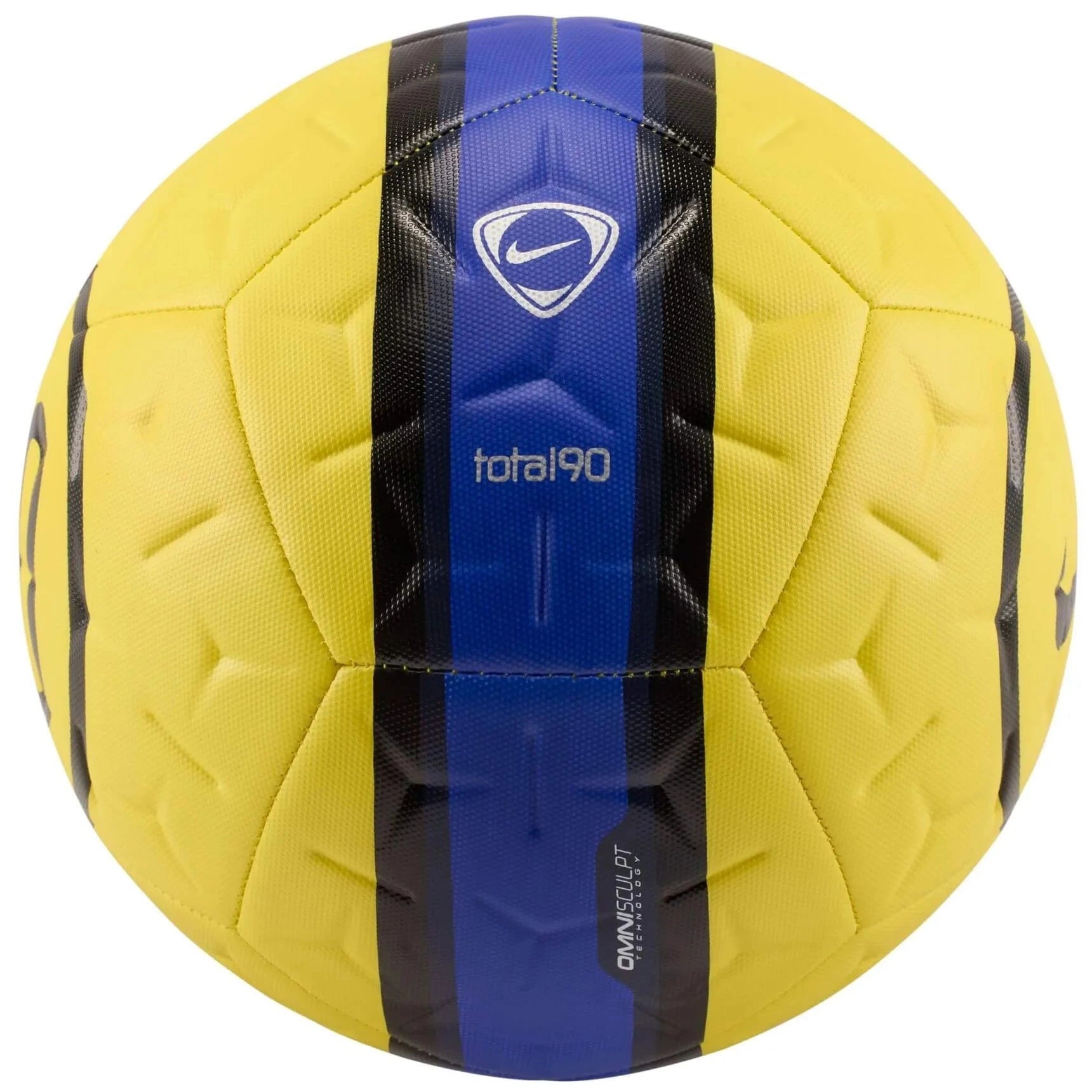 Nike FA25 Total 90 Academy Soccer Ball Yellow/Blue/Black (Back)