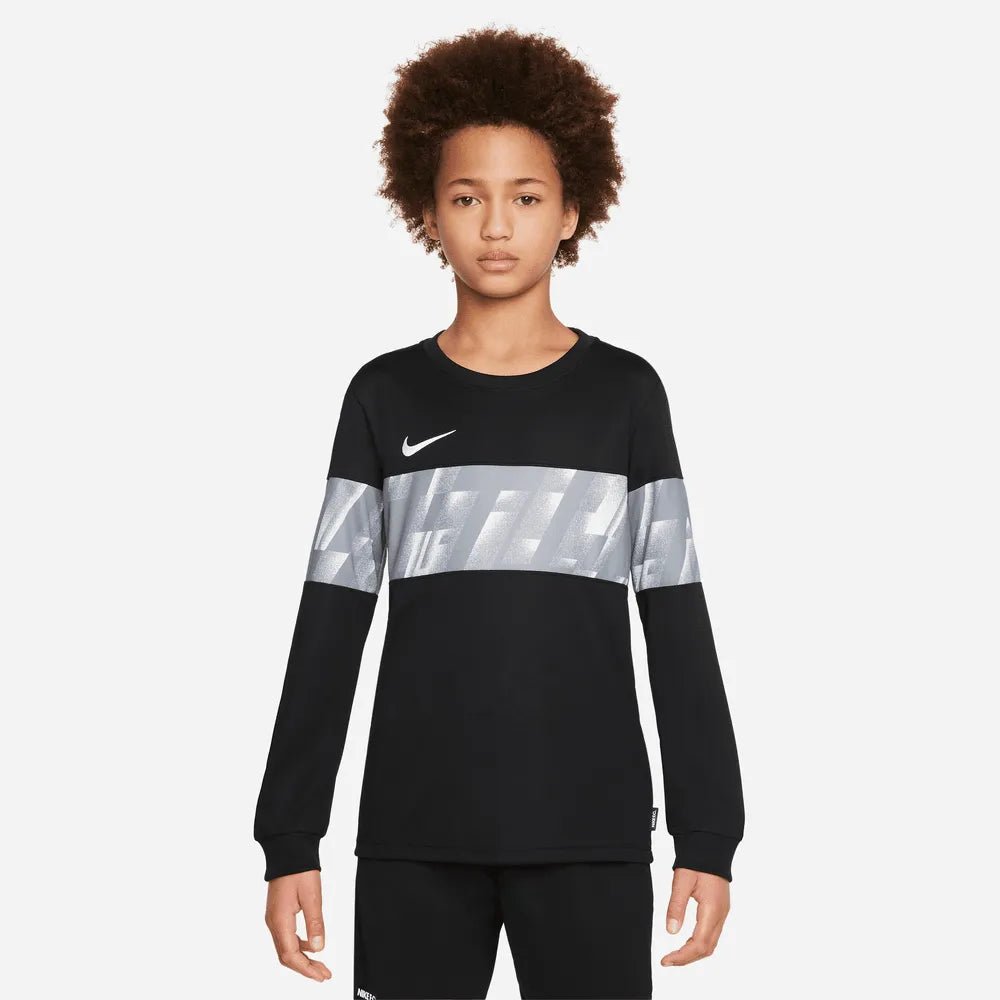 Nike FC 22-23 Youth Libero Top LS - Black-White