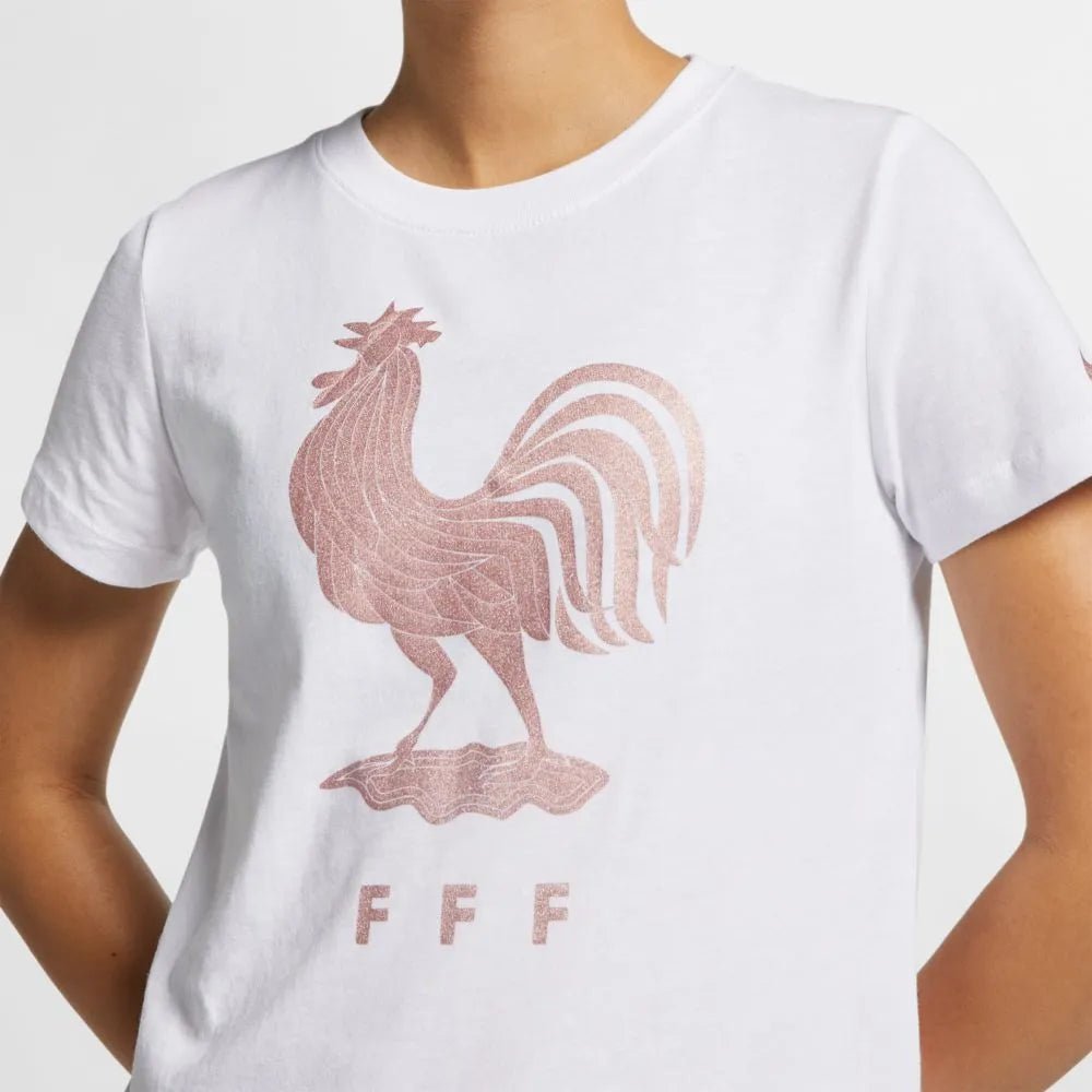 Nike France 2019-20 WOMEN'S Evergreen Crest Tee - White