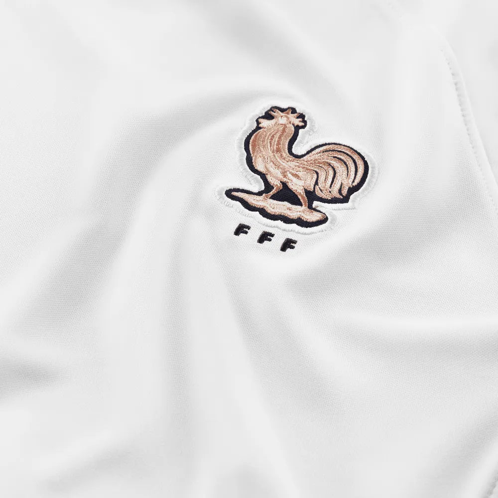 Nike France Women's EC22 Away Jersey - White-Pink Glaze (Detail 5)