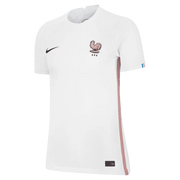 Nike France Women's EC22 Away Jersey - White-Pink Glaze (Front)