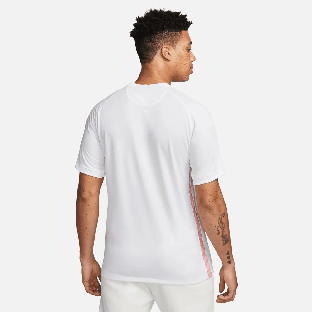 Nike France Women's EC22 (Men's Cut) Away Jersey - White-Pink Glaze (Model - Back)