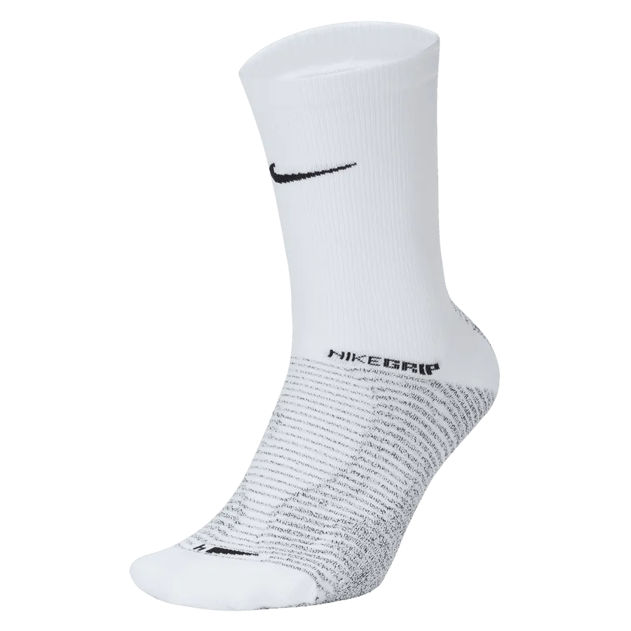 Nike Grip Strike Crew Socks White-Black (Front)