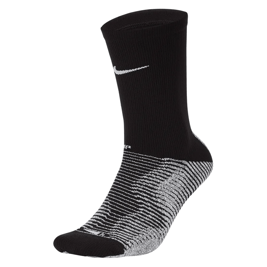 Nike Grip Strike Crew Socks Black-White (Front)