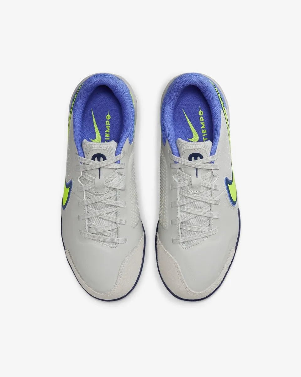 Nike Junior Legend 9 Academy Indoor - Grey-Volt-Saphire