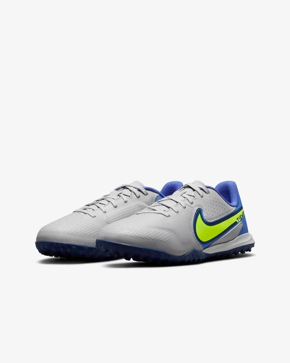 Nike Junior Legend 9 Academy TF - Grey-Sapphire-Volt