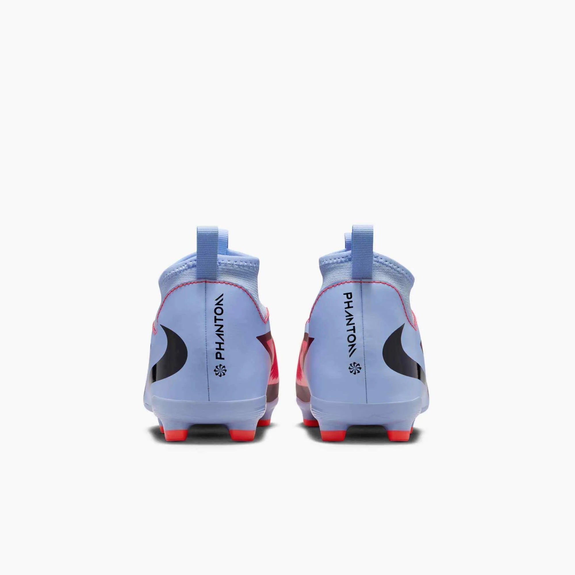 Nike JR Phantom 6 High Academy Firm/Multi Ground Soccer Cleats - Scary Good Pack (FA25) (Pair - Back)