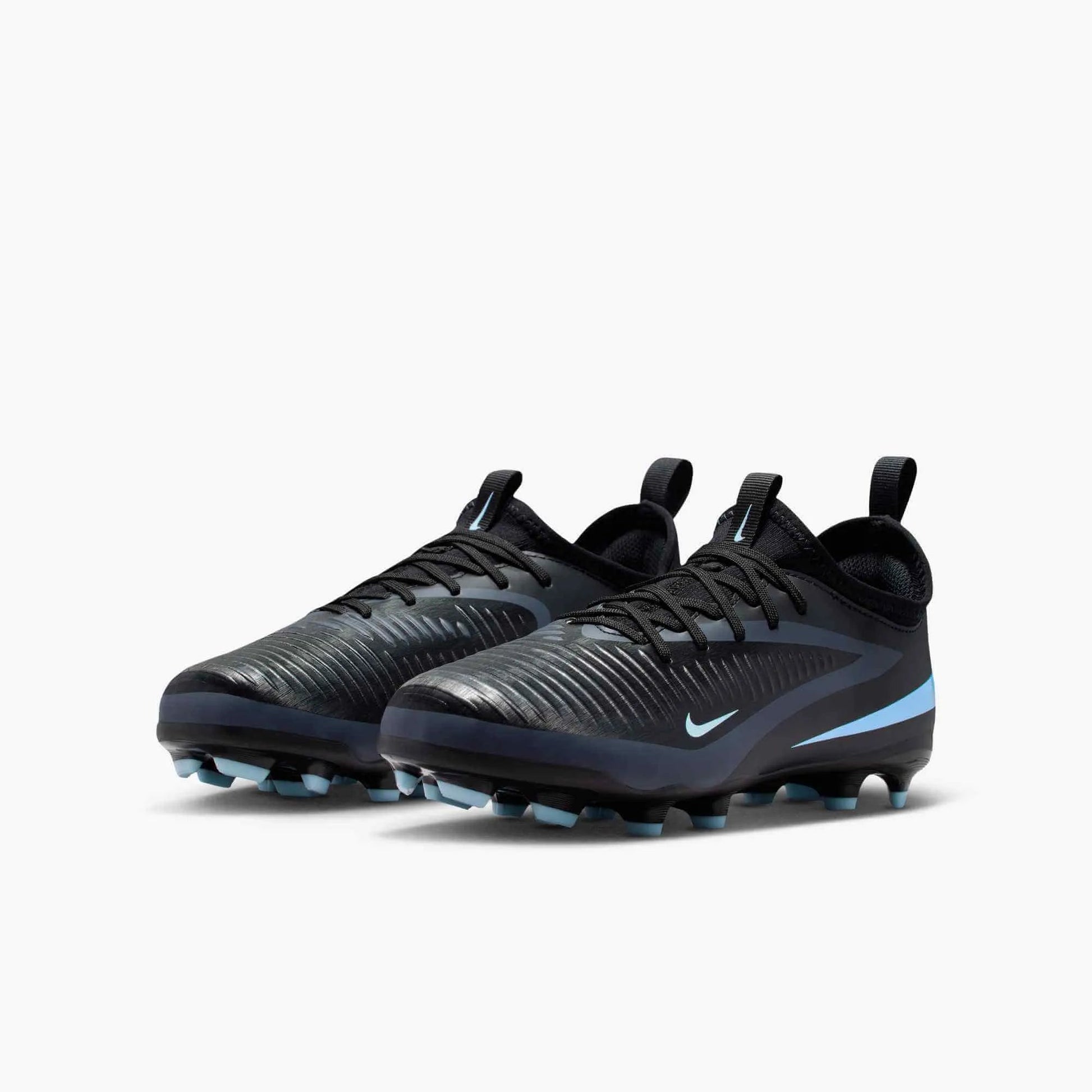 Nike JR Phantom 6 Low Academy Firm/Multi Ground Soccer Cleats - Shadow Pack (FA25) (Pair - Lateral)