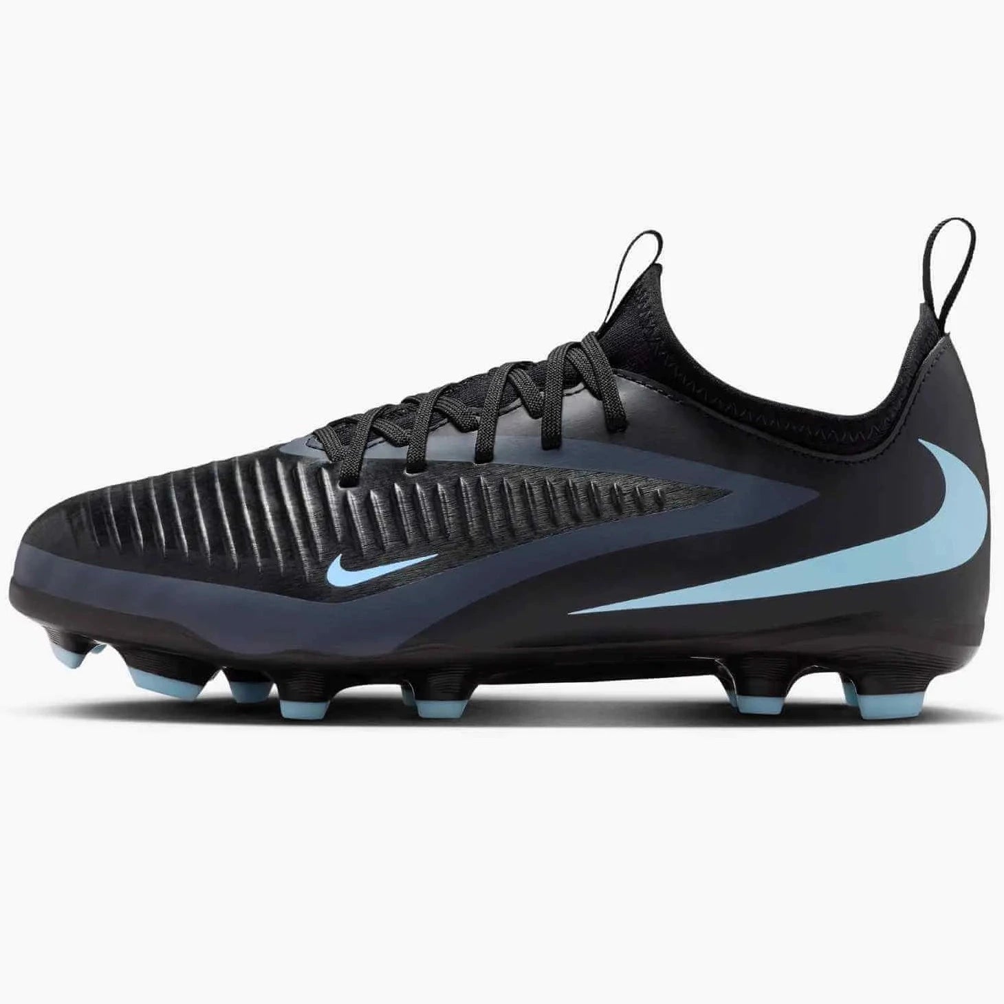 Nike JR Phantom 6 Low Academy Firm/Multi Ground Soccer Cleats - Shadow Pack (FA25) (Side 1)