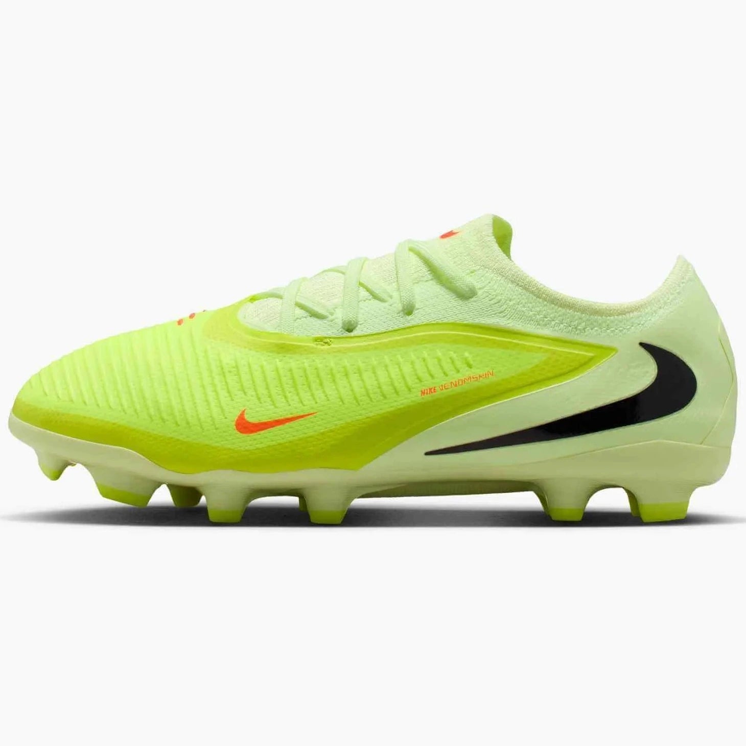Nike JR Phantom 6 Low Pro Firm/Multi Ground Soccer Cleats - Max Voltage Pack (HO25) (Side 1)