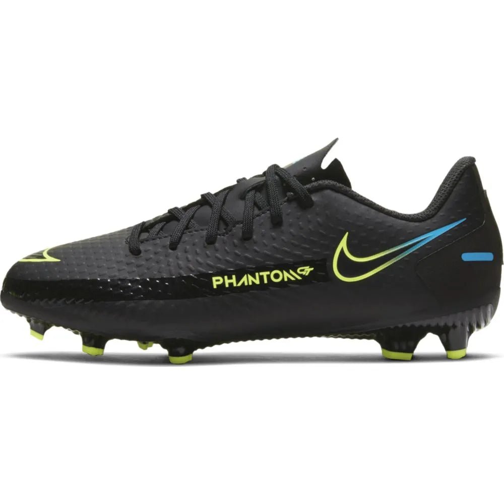 Nike Junior Phantom GT Academy FG-MG - Black-Volt-Blue