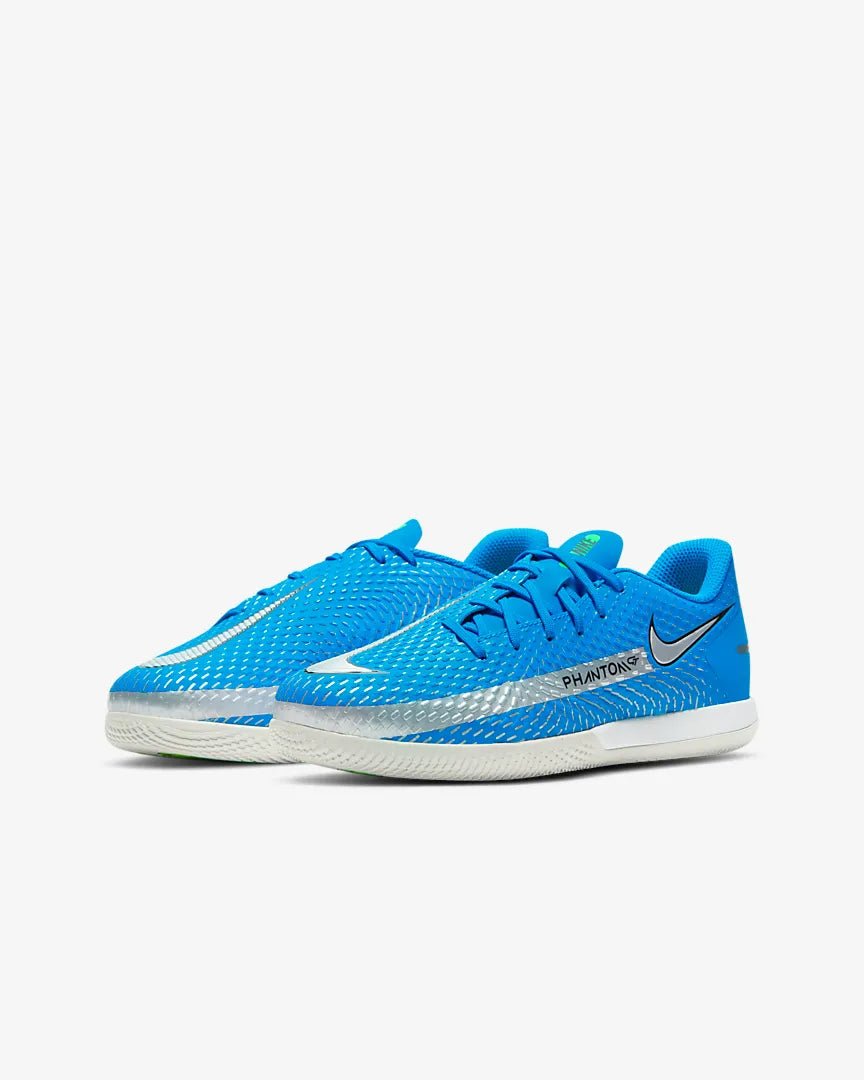 Nike Junior Phantom GT Academy IC - Blue-Silver