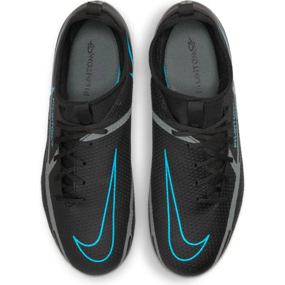 Nike Junior Phantom GT2 Academy DF FG-MG - Black-Blue