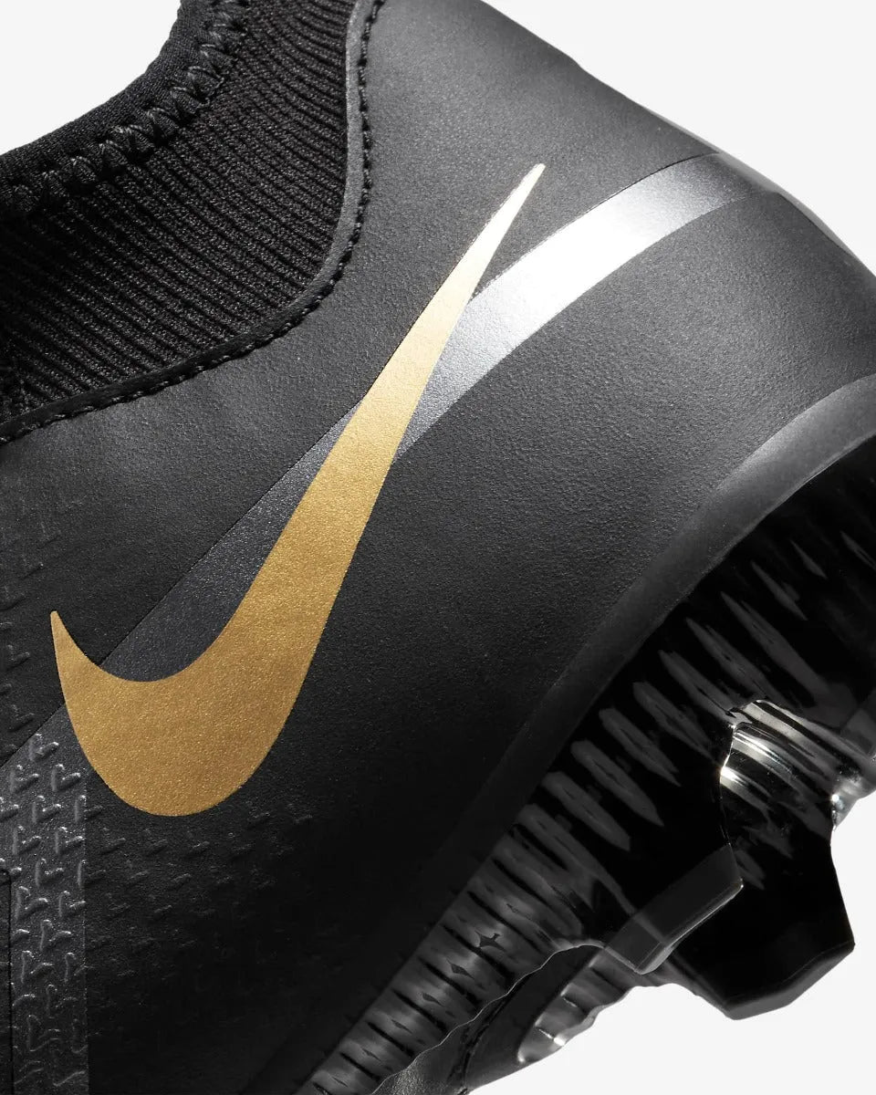 Nike Junior Phantom GT2 Academy DF FG-MG - Black-Dark Grey-Gold