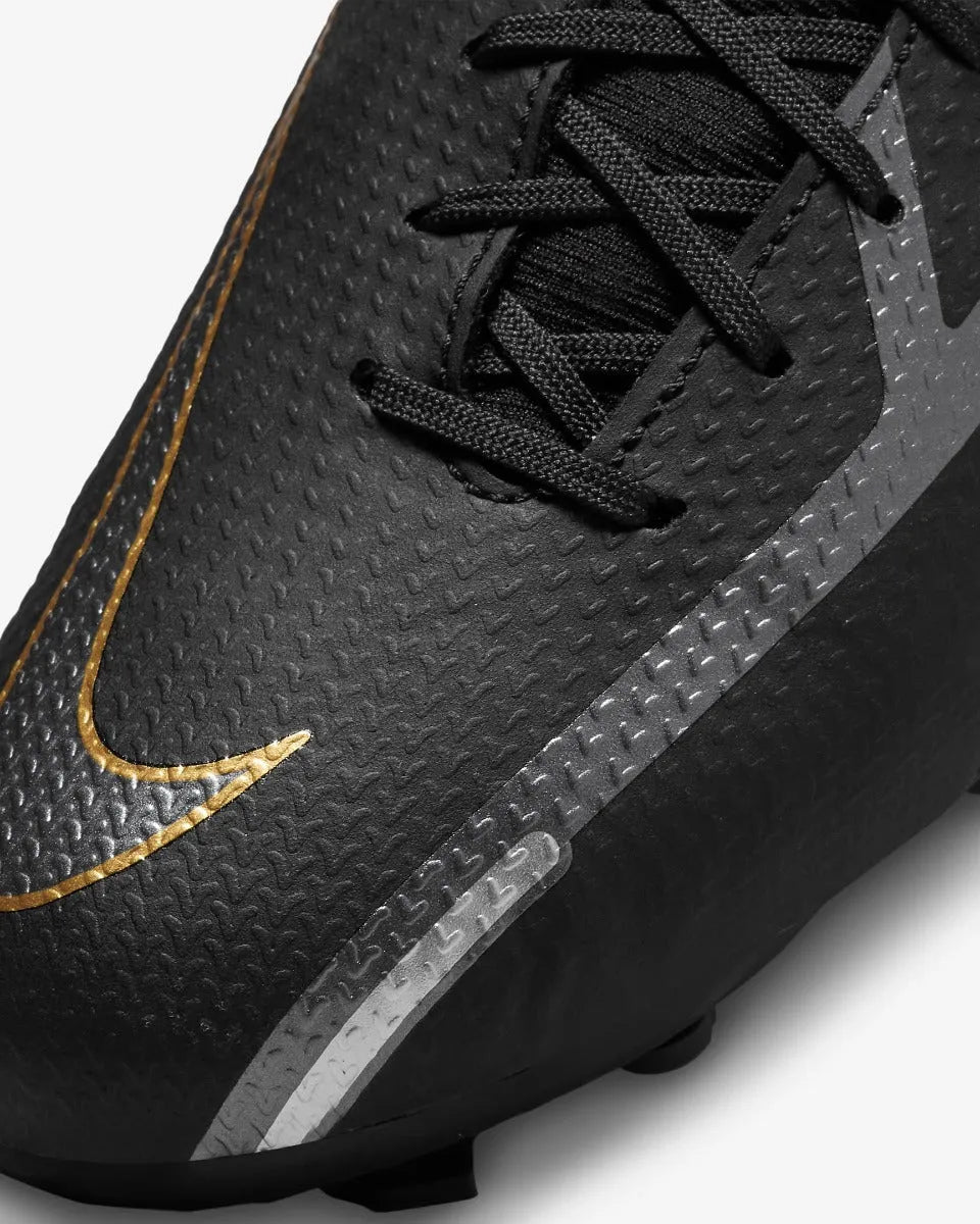 Nike Junior Phantom GT2 Academy DF FG-MG - Black-Dark Grey-Gold